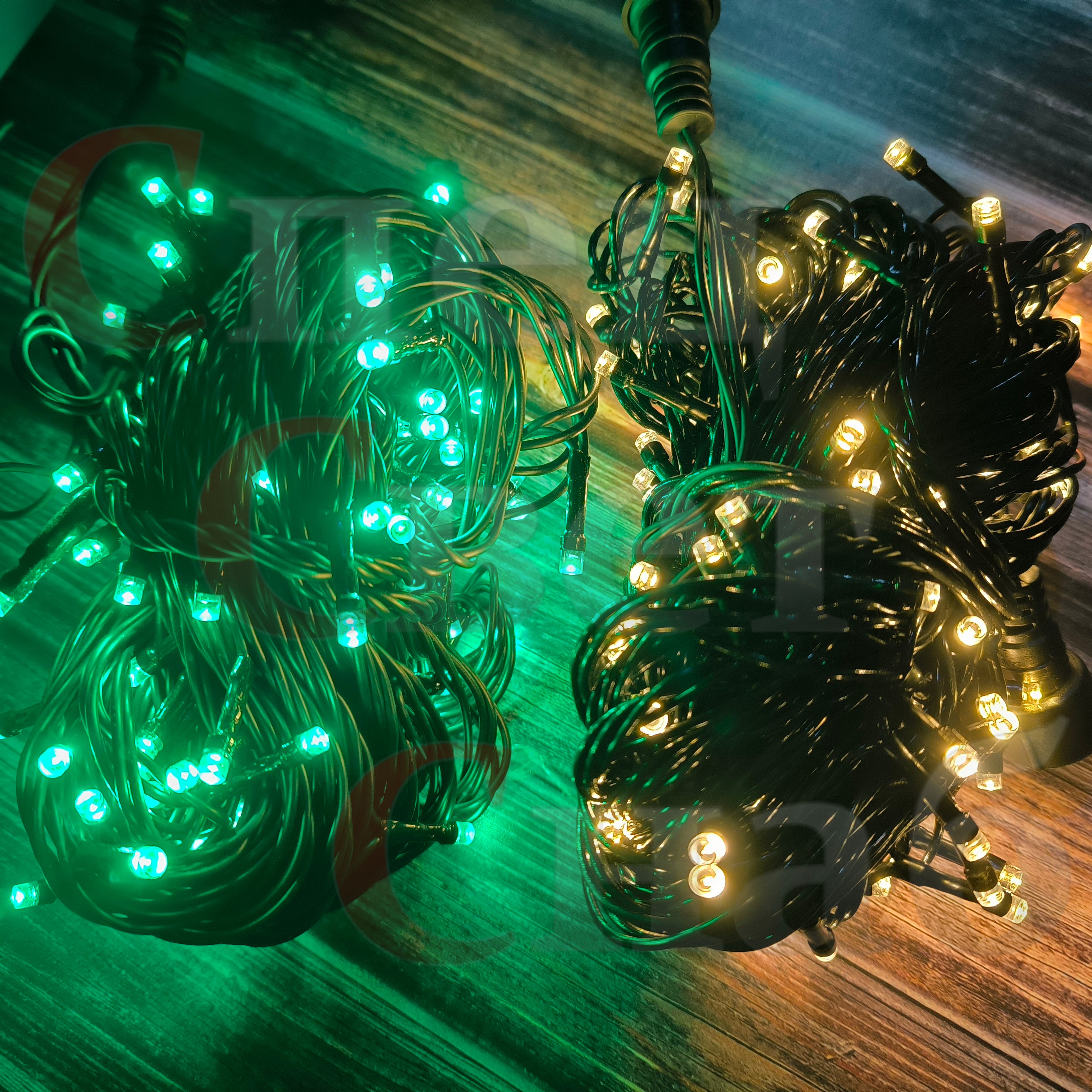 теплые белые гирлянды